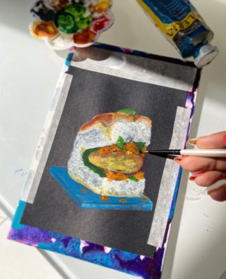 Miniature painting from the Life in Miniature series