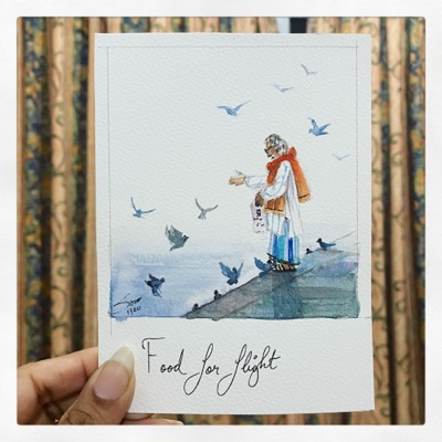 Miniature painting from the Life in Miniature series